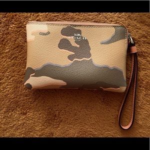 Coach Camouflage Wristlet